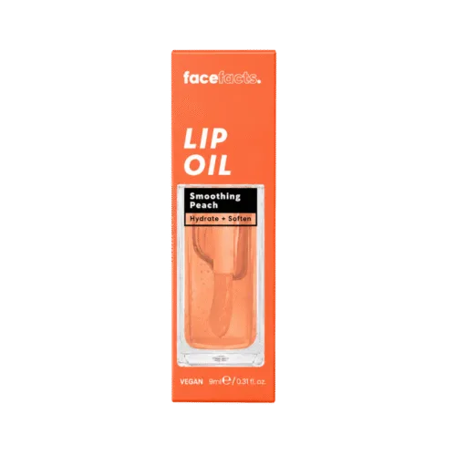 Face Facts Smoothing Peach Lip Oil (Hydrate + Soften) - 9ml