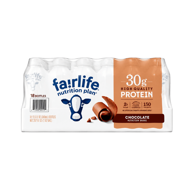 Fairlife Nutrition Plan Chocolate Nutrition Shake 18 Bottles