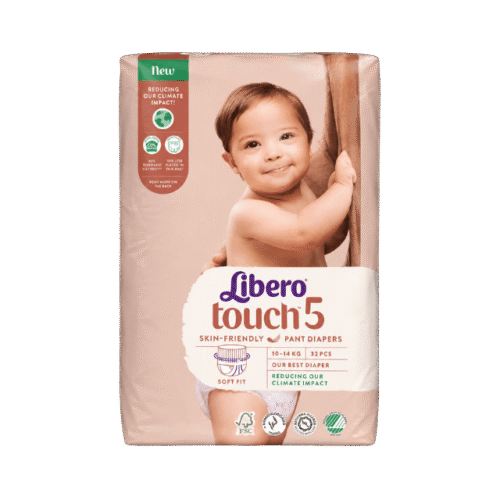 Libero Touch Skin-Friendly Pant Diapers Size 5 – 32 Pieces (10–14 kg)
