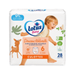 Lotus Baby Douceur Naturelle Pull-Up Pants, Size 6 (16-26kg) - 28 Culottes