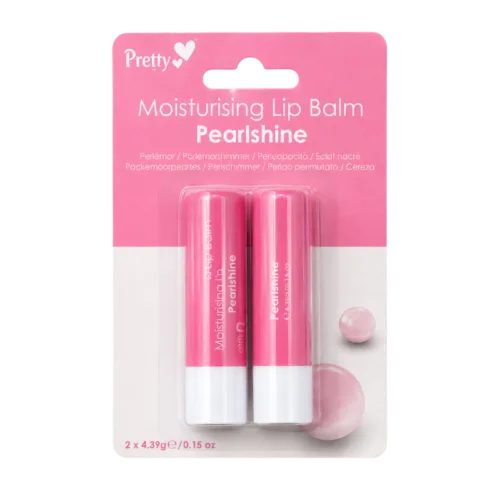 Pretty Moisturising Lip Balm Pearlshine - 2 × 4.39g