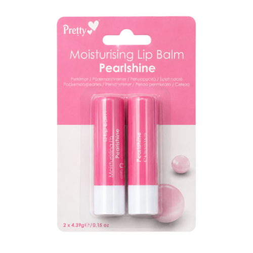 Pretty Moisturising Lip Balm Pearlshine - 2 × 4.39g