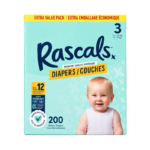 Rascals Premium Diapers Size 3 - 200 Count