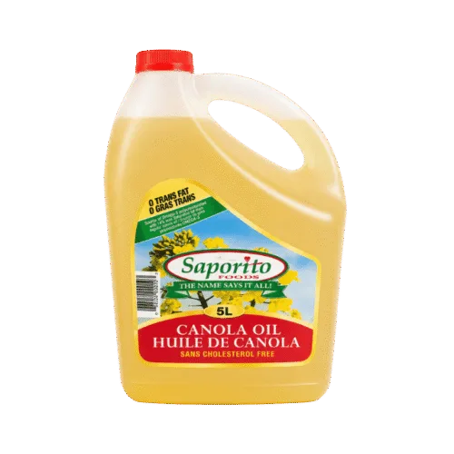 Saporito Foods Canola Oil (Trand Fat Cholesterol Free) - 5L