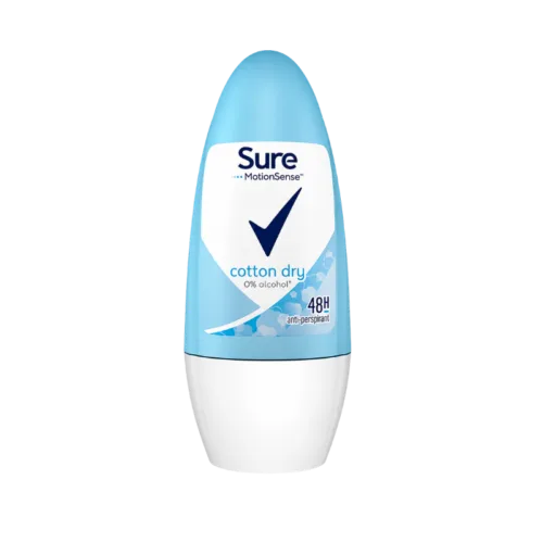 Sure Cotton Dry Anti-Perspirant Roll-On Deodorant 50ml