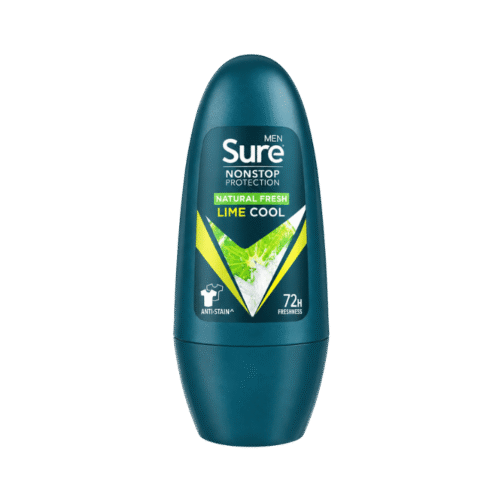 Sure Men Lime Cool Roll-On Deodorant - 72H Freshness