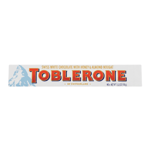Toblerone White Chocolate Bar - 20 x 100g