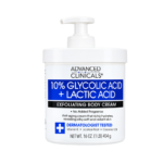 Advanced Clincals 10% Glycolic Acid +Lactic Acid Body Cream