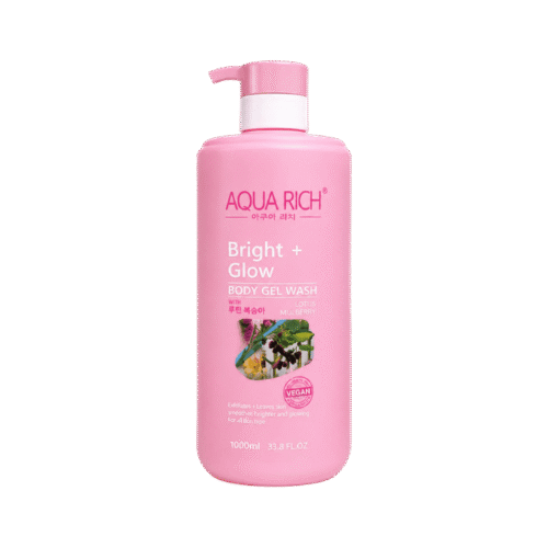 Aqua Rich Bright + Glow Body Gel Wash - 1000ml