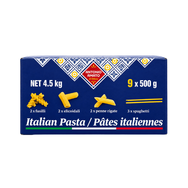 Antonio Amato Italian Pasta Variety Pack – 9X500g