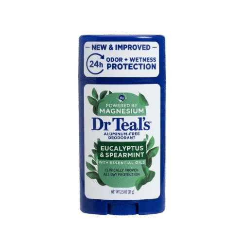 Dr Teal’s Aluminum-Free Eucalyptus & Spearmint Deodorant – 71g