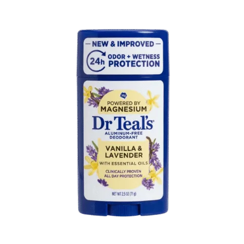 Dr Teal’s Aluminum-Free Vanilla & Lavender Deodorant – 71g