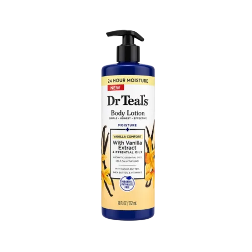 Dr Teal’s Body Lotion Vanilla Comfort With Vanilla Extract & Essential Oils – 532ml