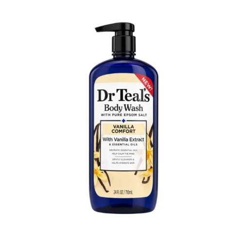 Dr Teal’s Body Wash Vanilla Comfort with Vanilla Extract & Essential Oils – 710ml