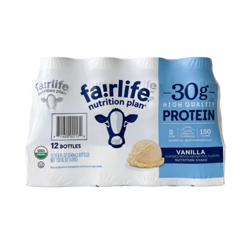 Fairlife Nutrition Plan High Protein Vanilla Nutrition Shake – 12Bottles