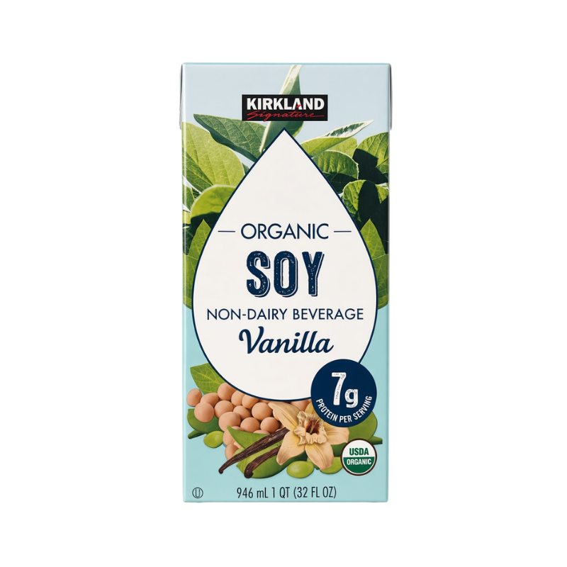 Kirkland Signature Organic Soy Non-Dairy Vanilla Beverage – 946mL