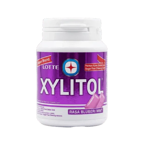 Lotte Xylitol Blueberry Mint flavor sugar-free chewing gum