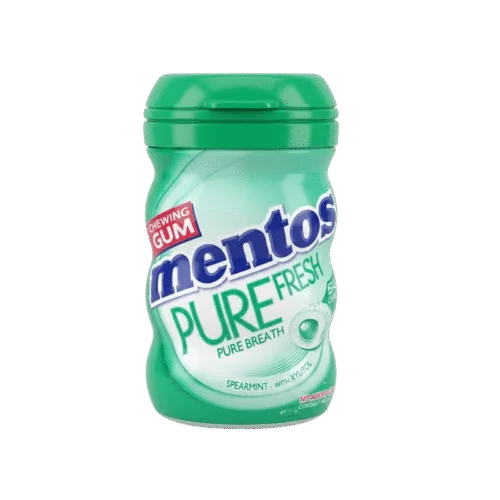 Mentos Pure Fresh Spearmint Chewing Gum – 87.5g