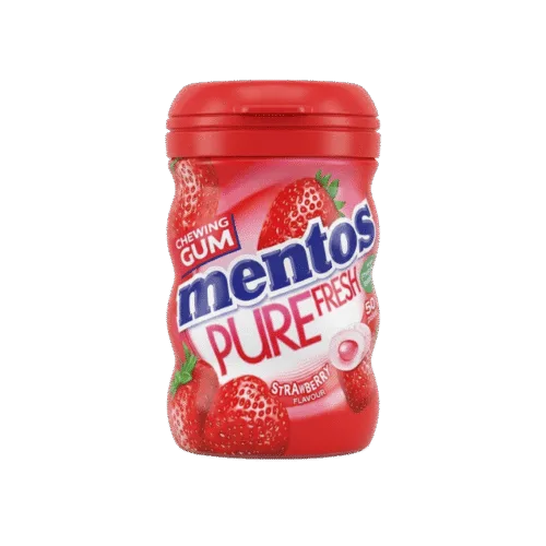 Mentos Pure Fresh Strawberry Chewing Gum – 87.5g