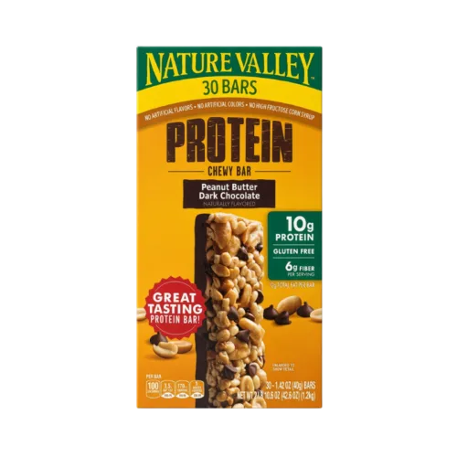 Nature Valley Peanut Butter Dark Chocolate Protein Chewy Bar – 30Bars