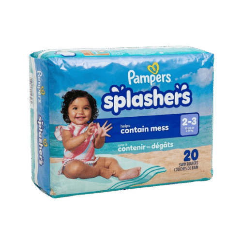 Pampers Splasher’s Swimp Diapers Size 2-3 (20 Couches)