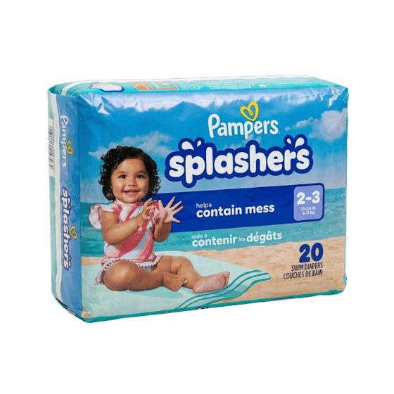 Pampers Splasher’s Swimp Diapers Size 2-3 (20 Couches)