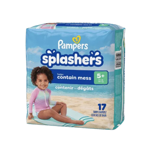 Pampers Splashers swim diaper – Size 5+ (17 Couches)