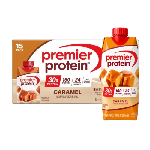 Premier Protein Caramel High Protein Shake – 15 Packs