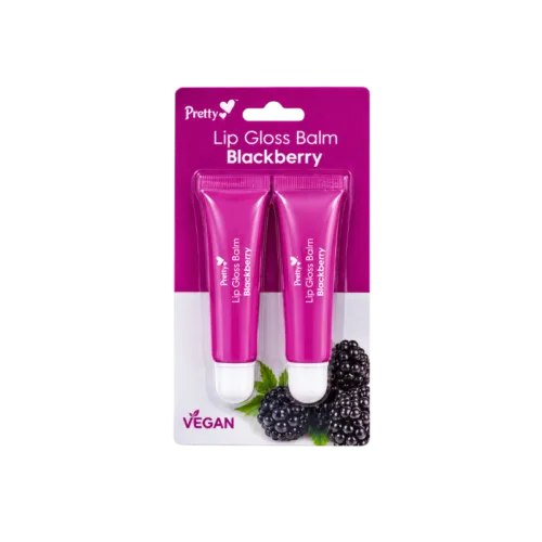 Pretty Blackberry Lip Gloss Balm (2 – Packs)