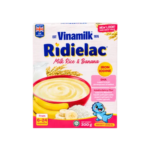 Vinamilk Ridielac Milk Rice & Banana Infant Cereal – 300g